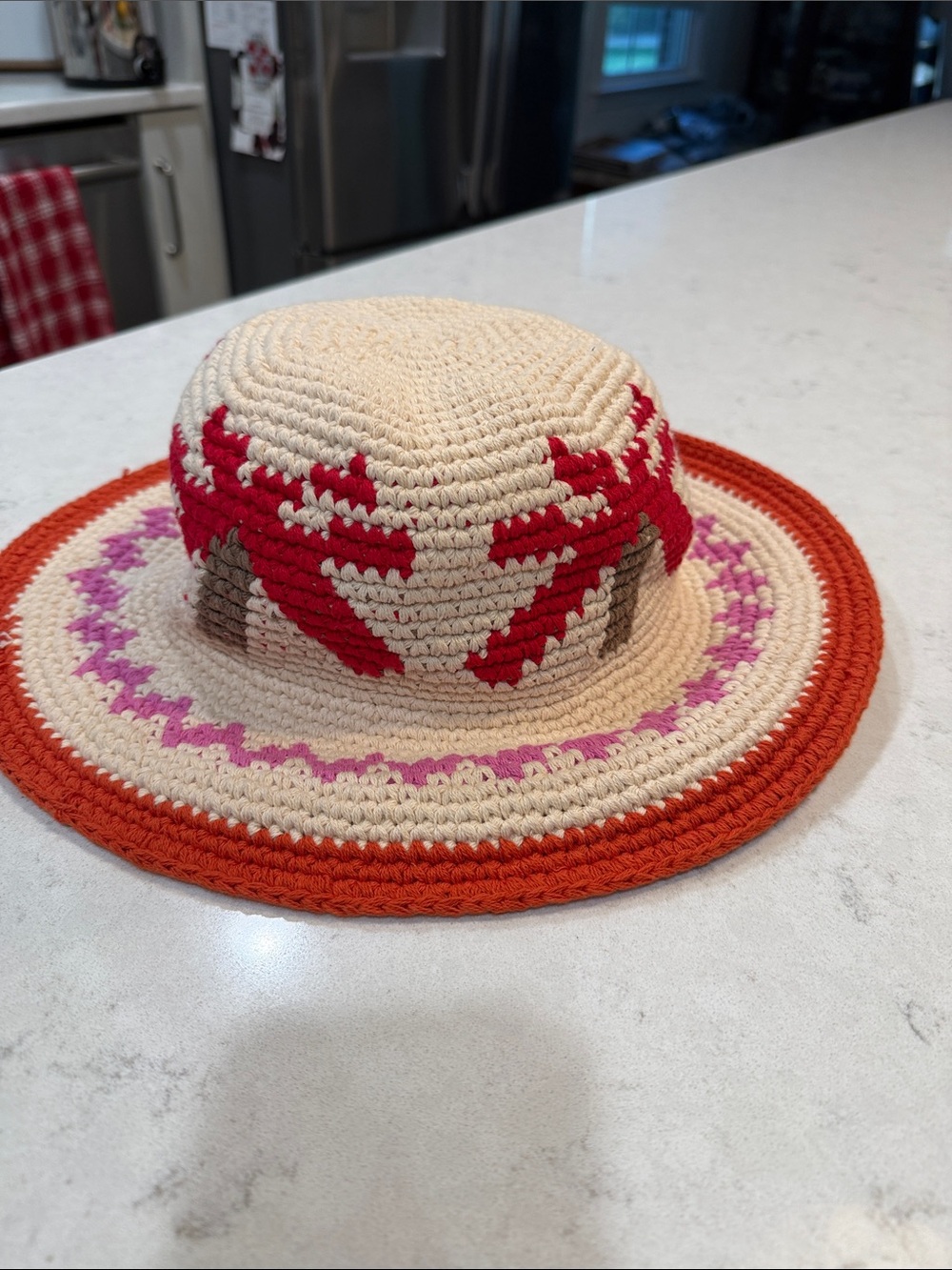 Free People Palm Springs Crochet Bucket Hat NWOT